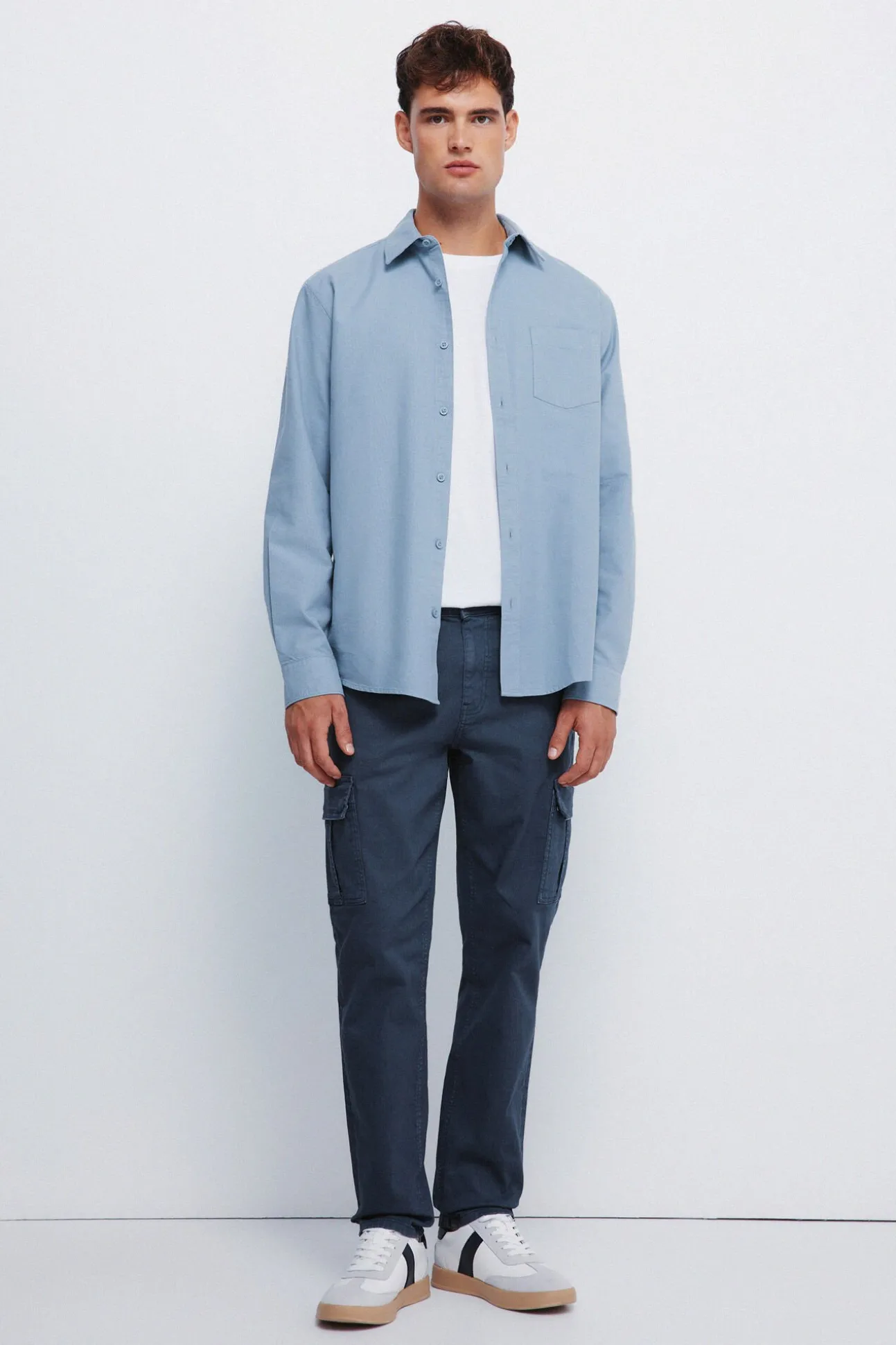 Camisa Oxford colorida
