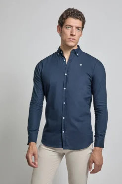 Camisa Oxford com logótipo
