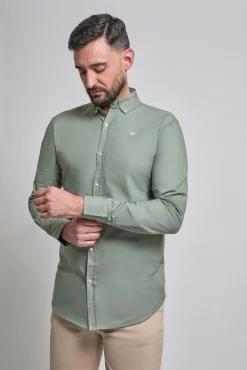 Camisa Oxford com logótipo