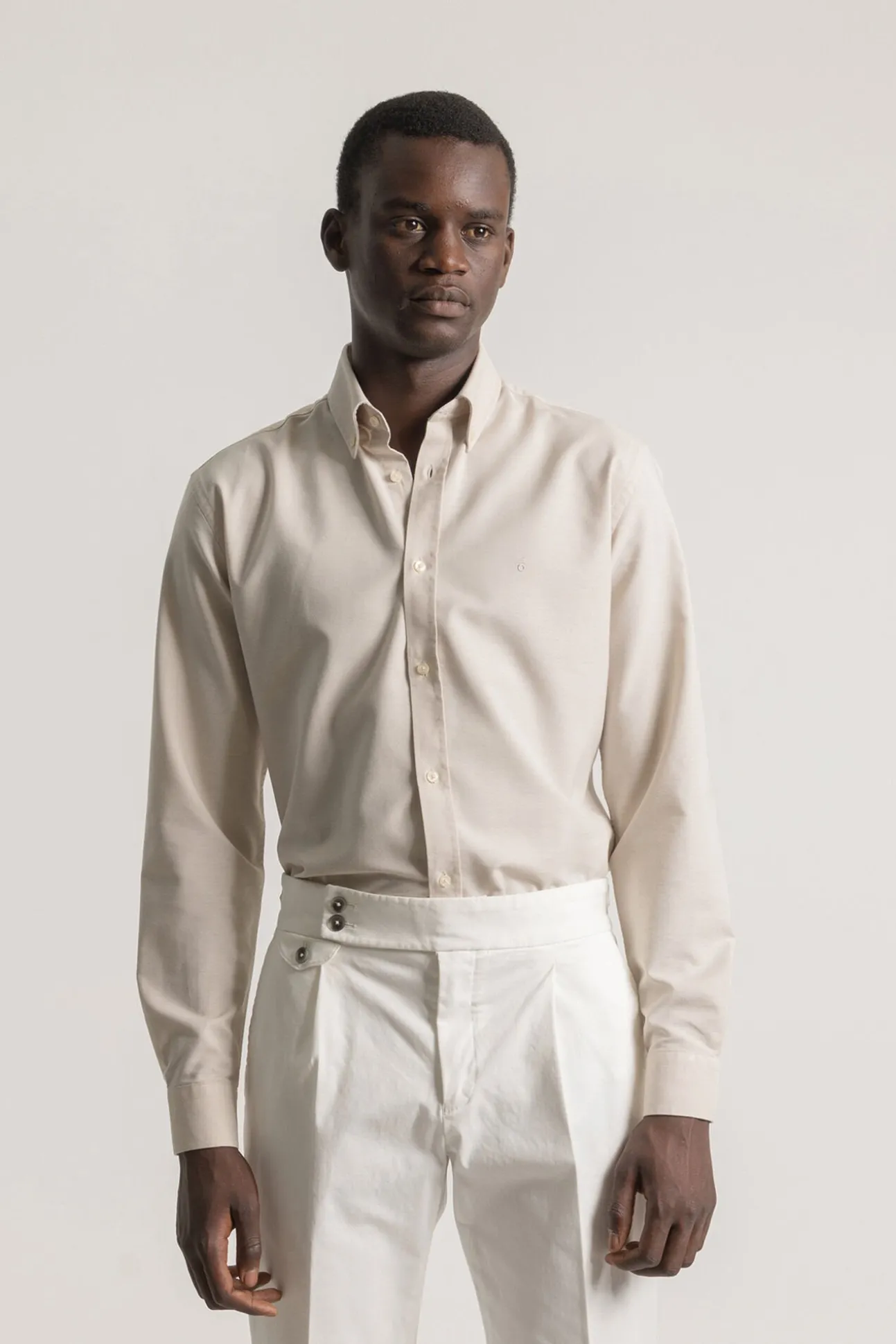 Camisa oxford corte slim