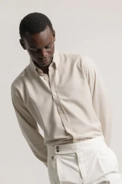 Camisa oxford corte slim