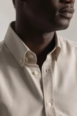 Camisa oxford corte slim