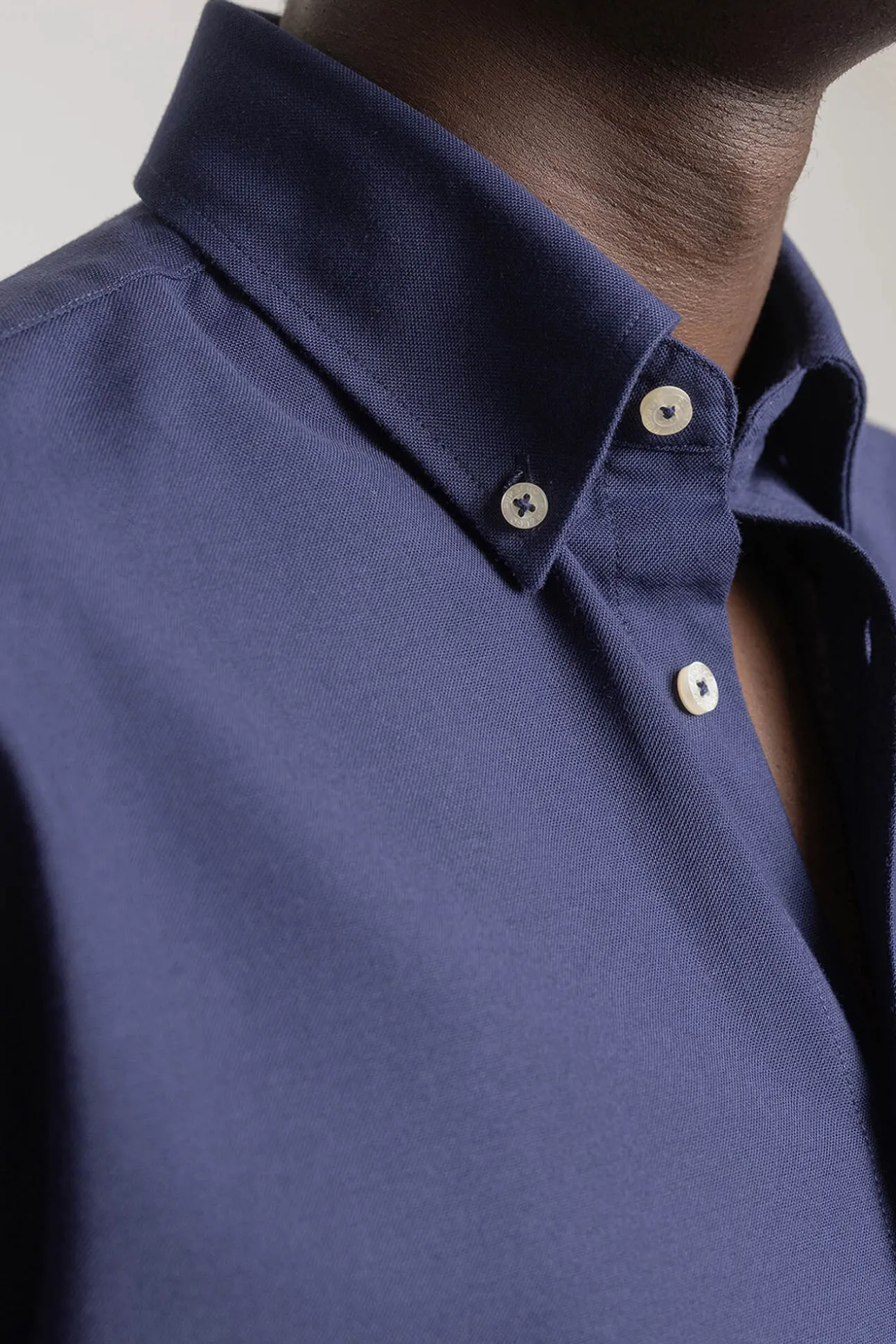 Camisa oxford corte slim