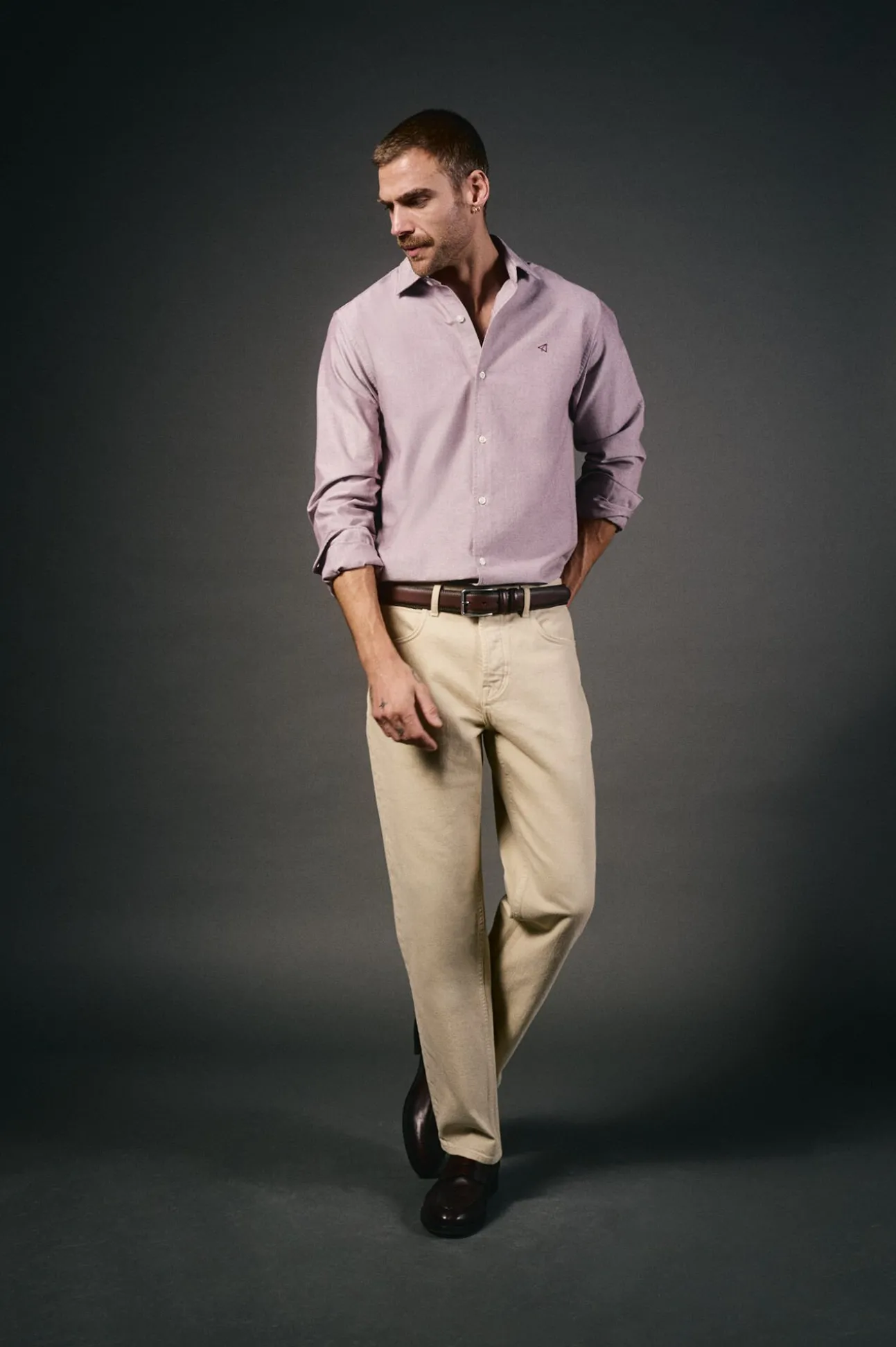 Camisa oxford liso