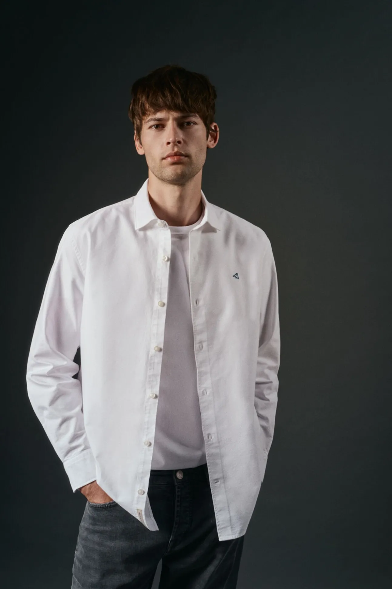 Camisa oxford liso