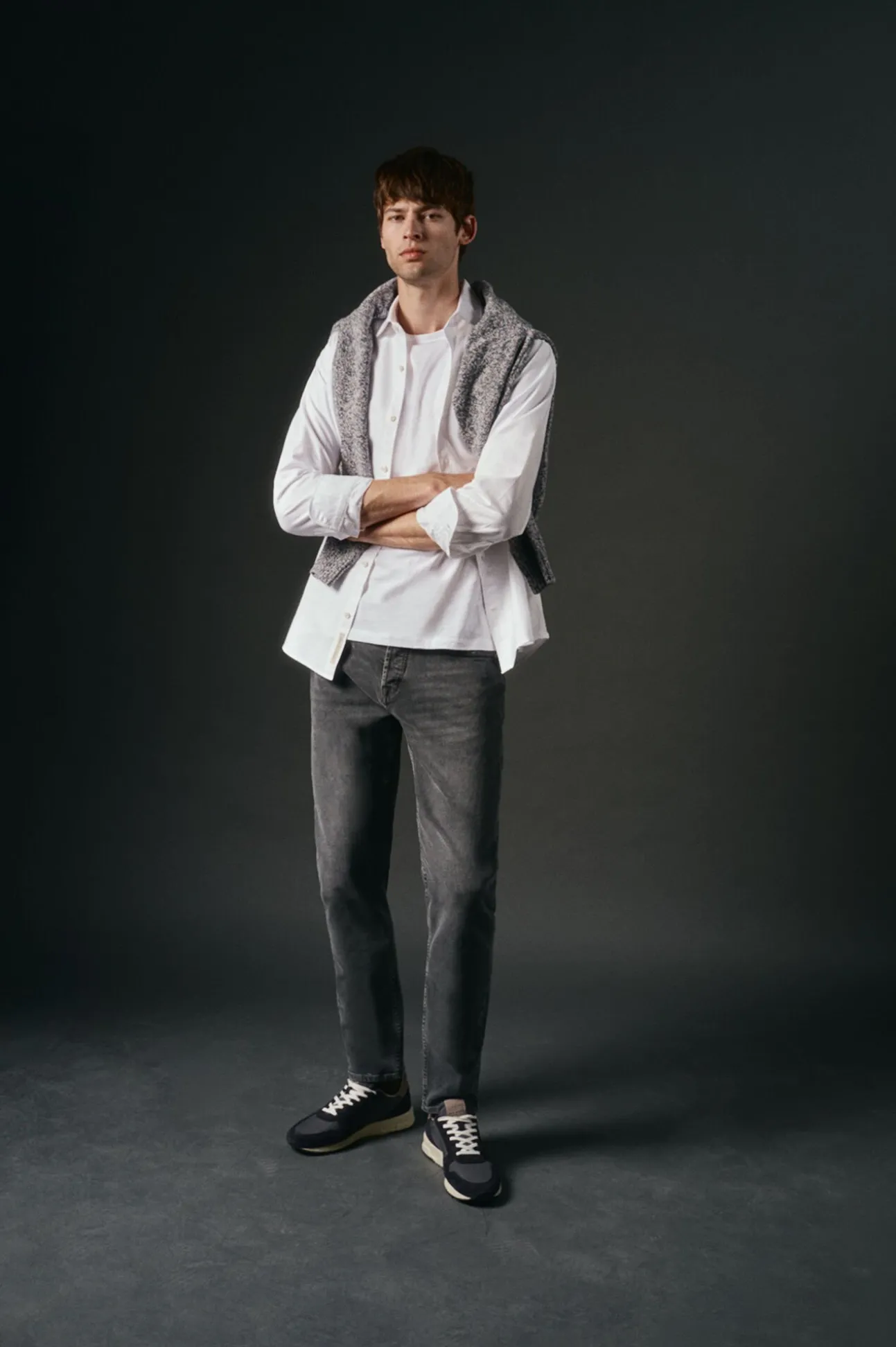Camisa oxford liso