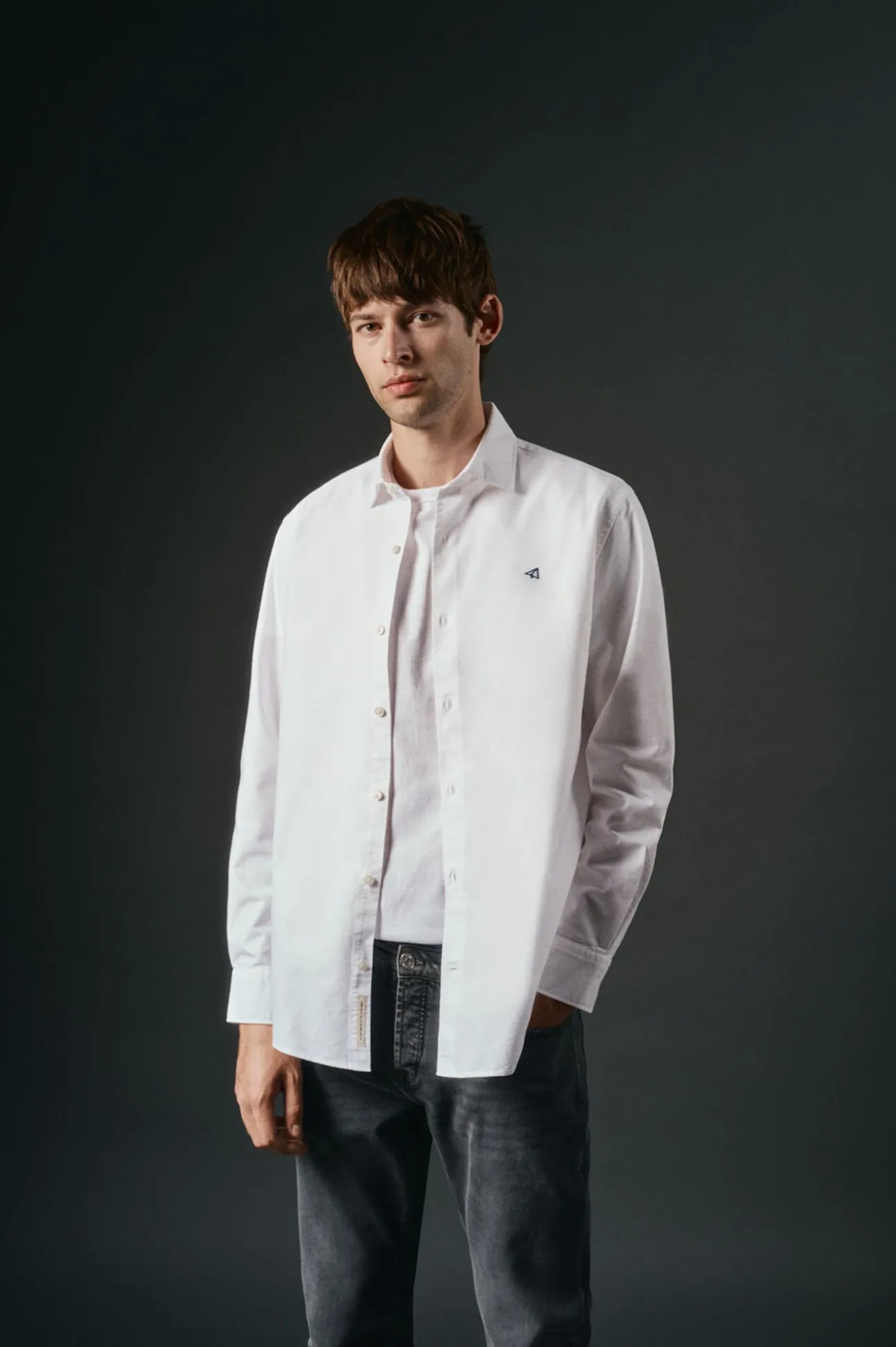 Camisa oxford liso