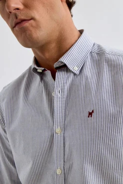 Camisa Oxford Listrada