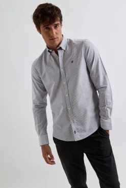 Camisa Oxford Listrada
