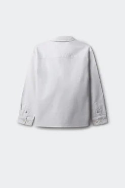 Camisa Oxford patch para meninos