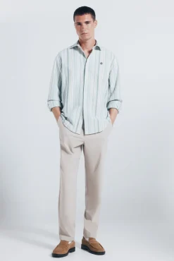 Camisa oxford riscas