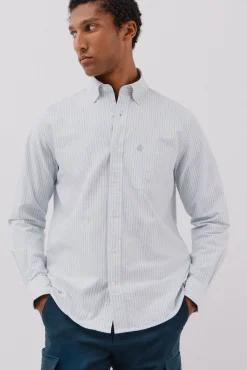 Camisa oxford riscas
