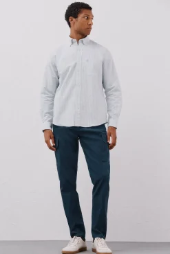 Camisa oxford riscas