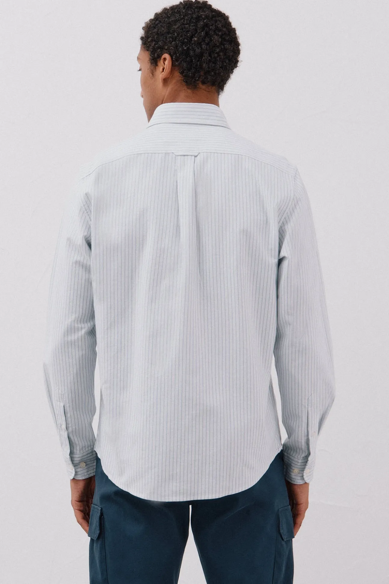 Camisa oxford riscas