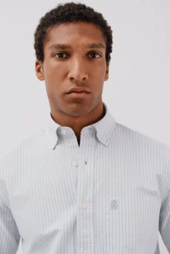 Camisa oxford riscas
