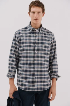 Camisa oxford xadrez
