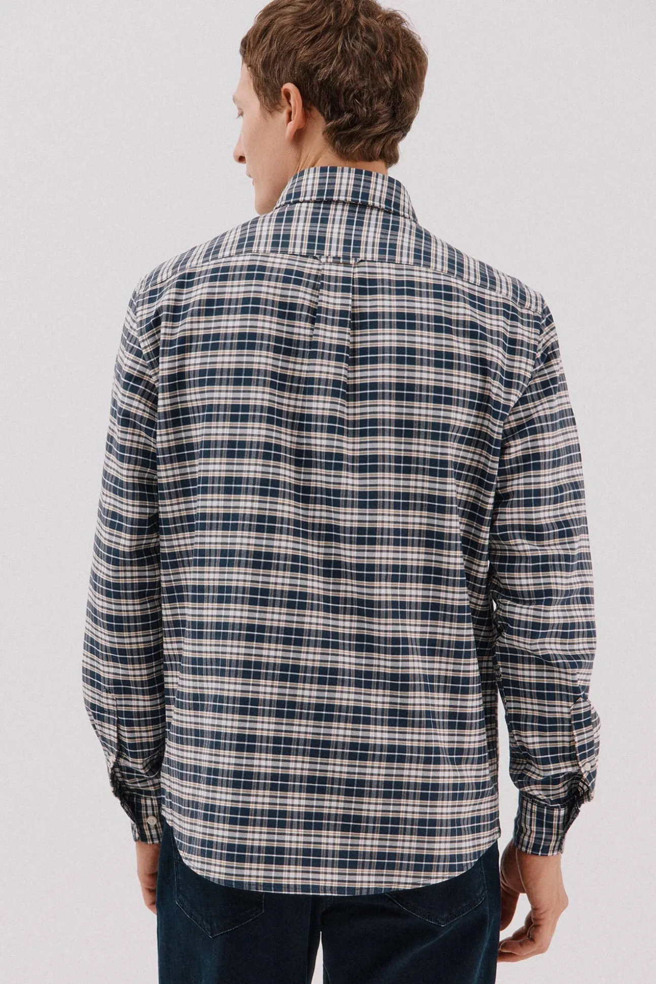 Camisa oxford xadrez
