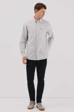 Camisa oxford xadrez