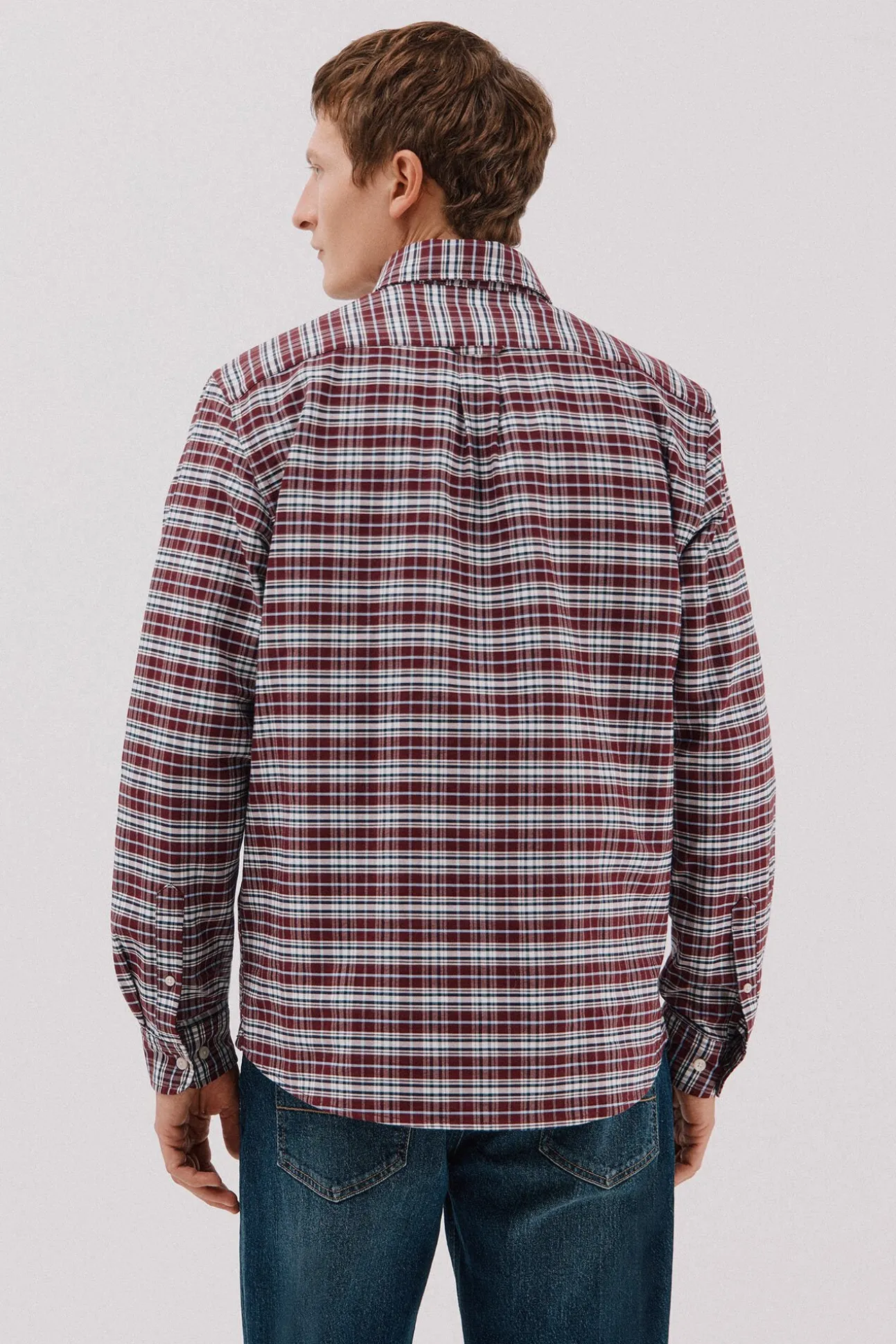 Camisa oxford xadrez