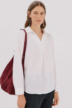 Camisa plissada