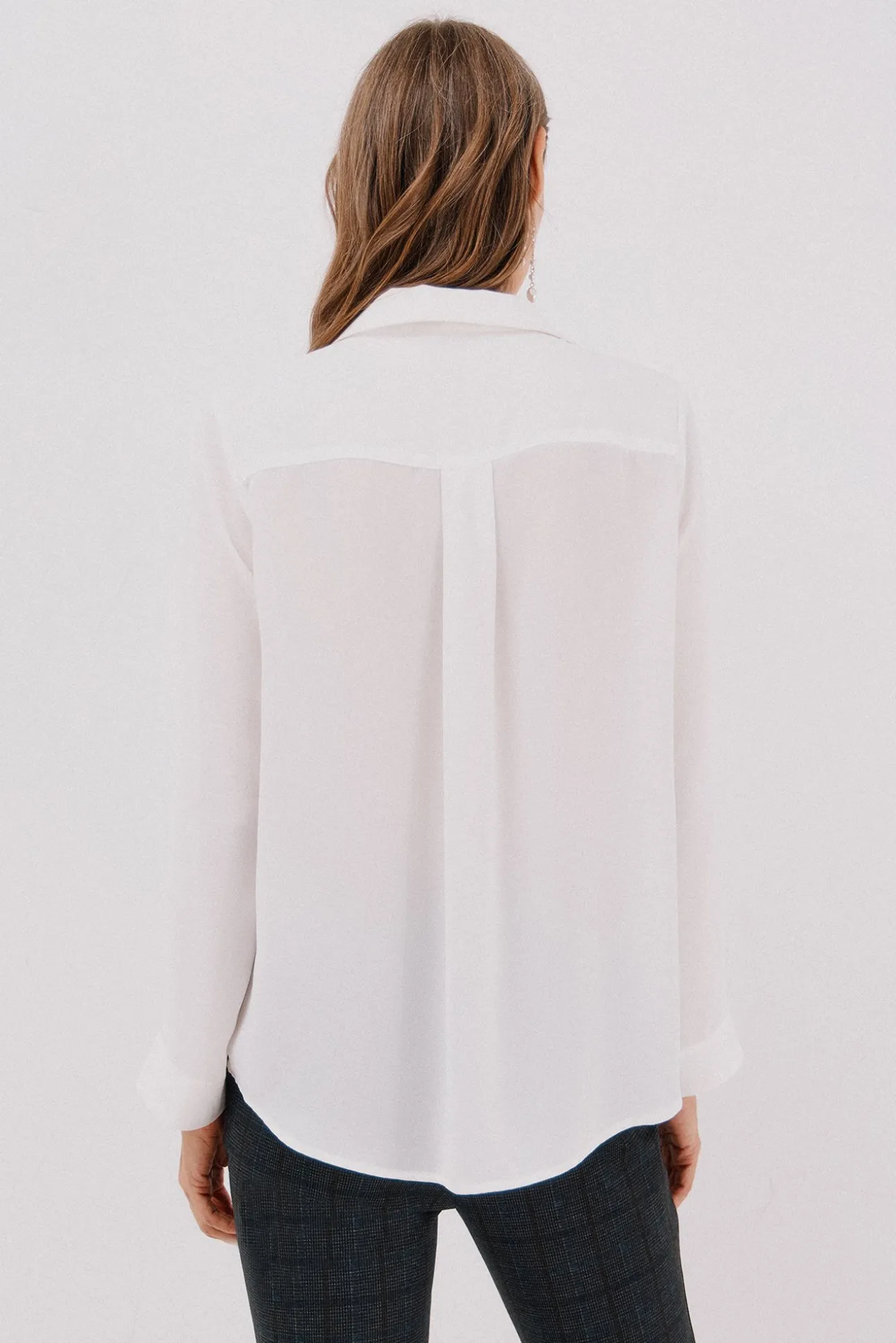 Camisa plissada