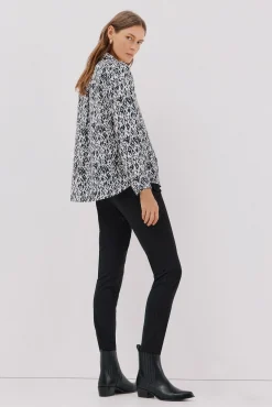 Camisa plissada