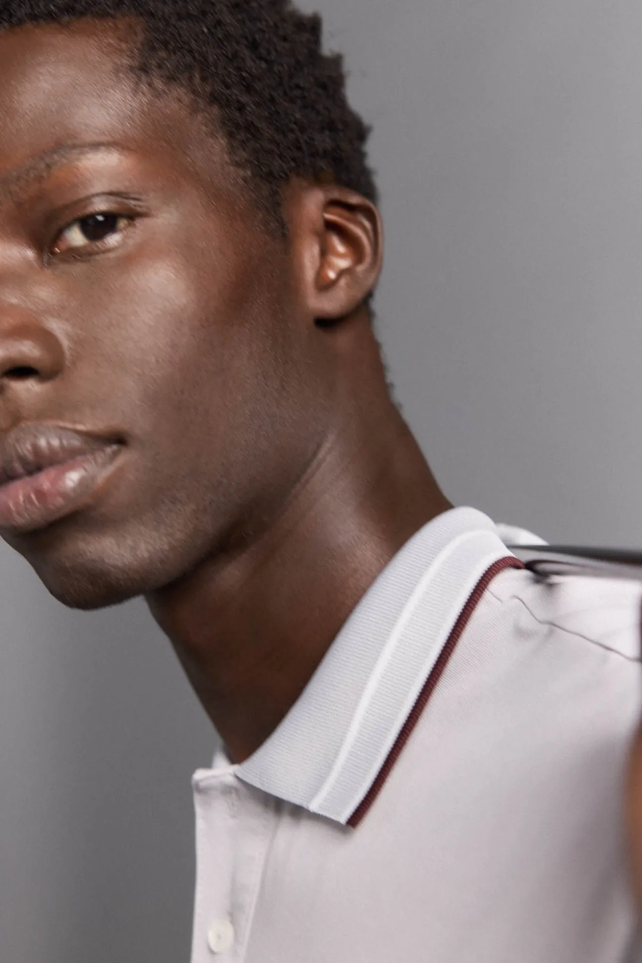 Camisa polo de golfe liso