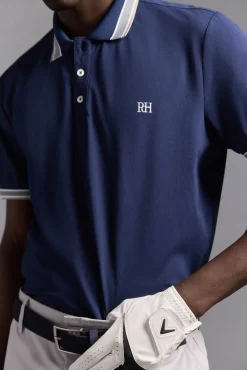Camisa polo de golfe liso