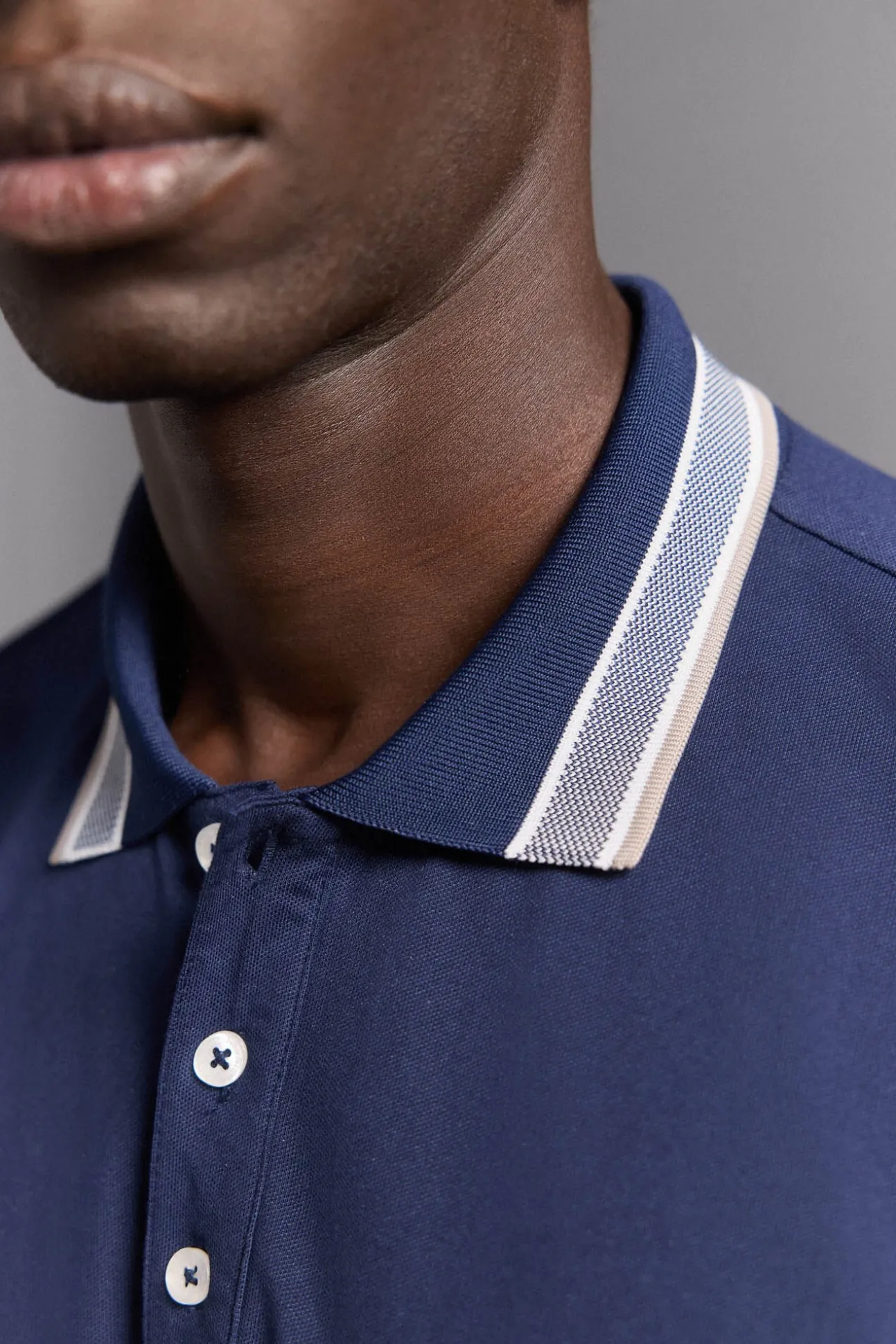 Camisa polo de golfe liso