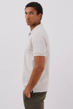 Camisa polo riscas Oxford