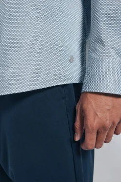 Camisa popelina micro estampado
