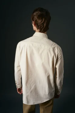 Camisa riscas estruturada