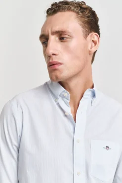Camisa riscas fina clássica Regular Fit