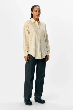Camisa riscas larga