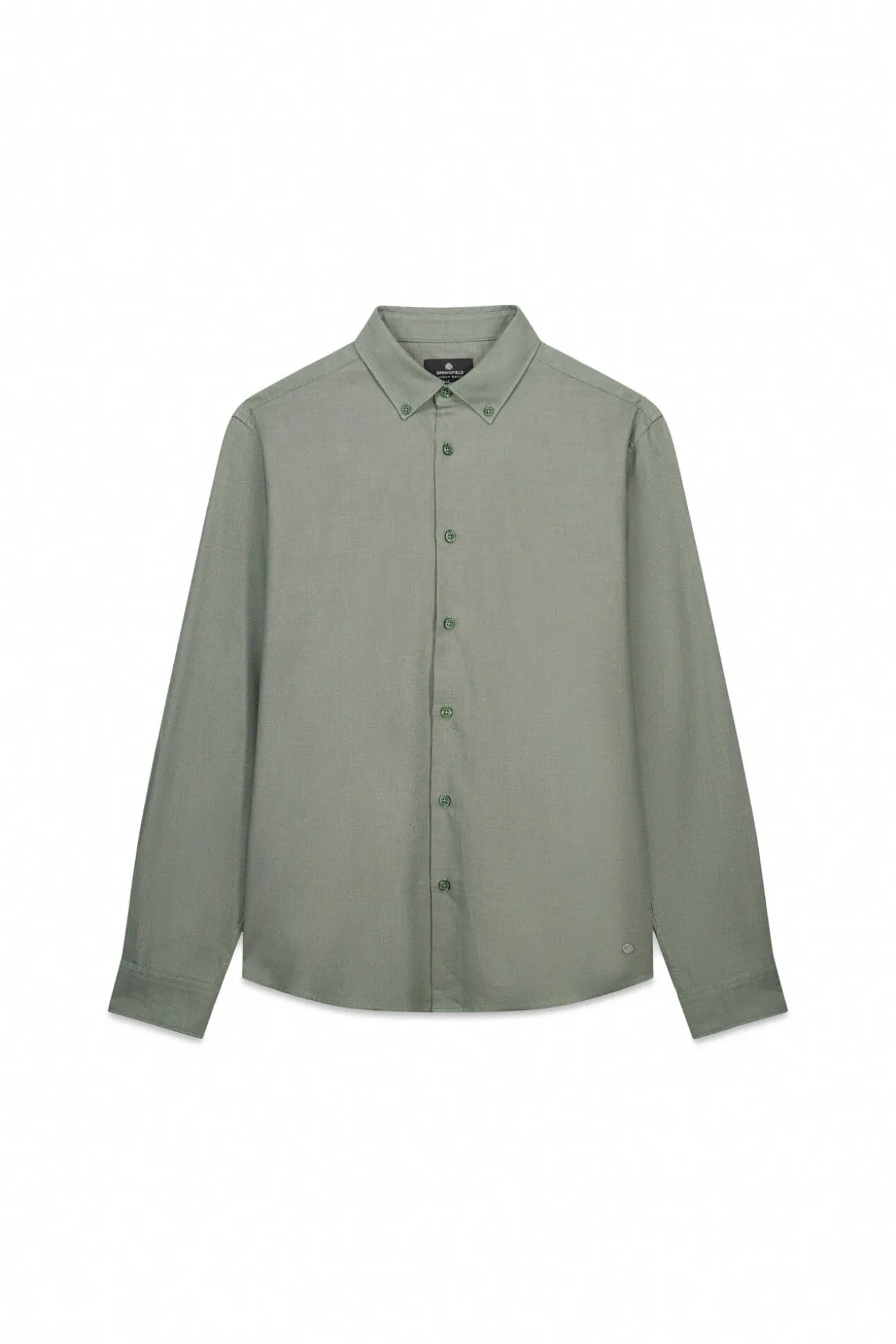 Camisa social estruturada bicolor