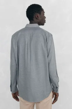 Camisa Tencel lisa mesclada