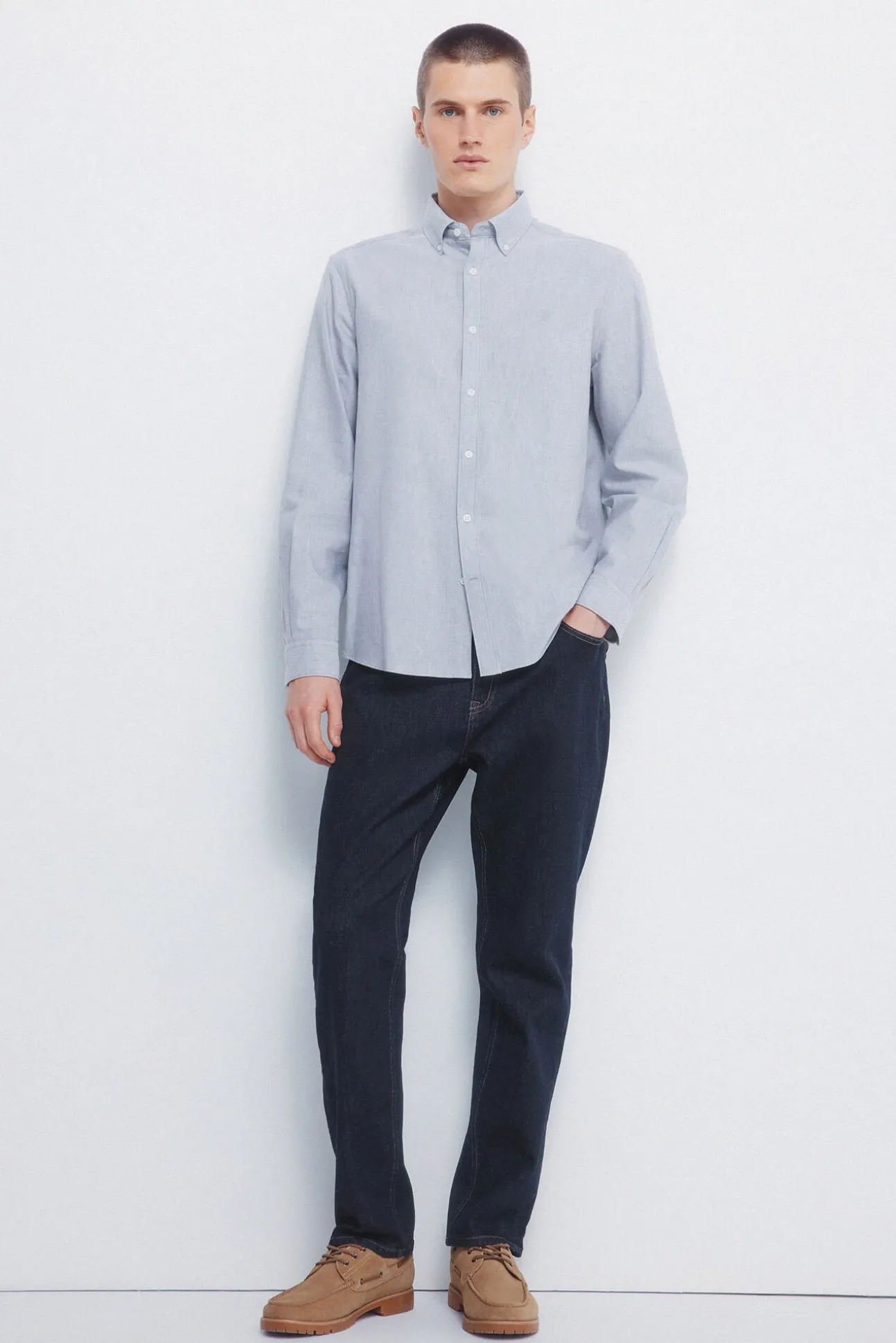 Camisa Tencel Oxford