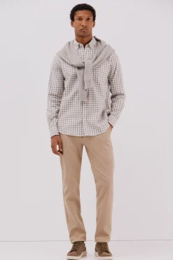 Camisa twill xadrez
