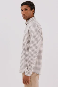 Camisa twill xadrez