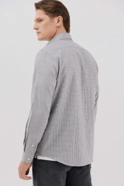 Camisa twill xadrez
