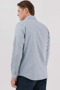 Camisa twill xadrez