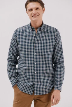 Camisa twill xadrez