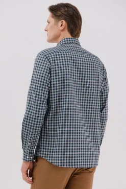 Camisa twill xadrez