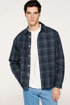 Camisa xadrez de popelina