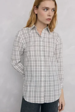 Camisa xadrez larga