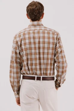 Camisa xadrez popelina