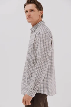 Camisa xadrez popelina