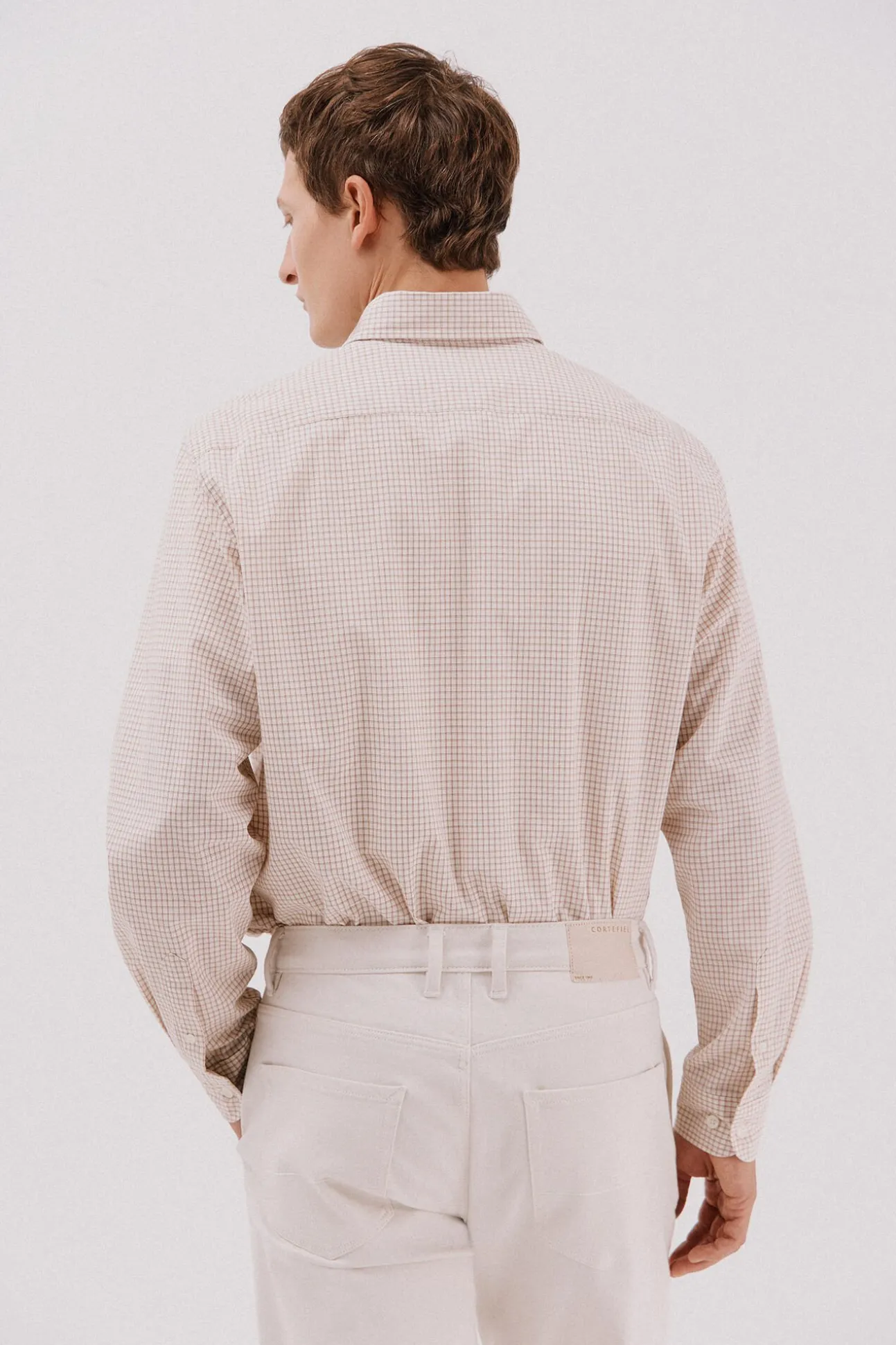 Camisa xadrez popelina