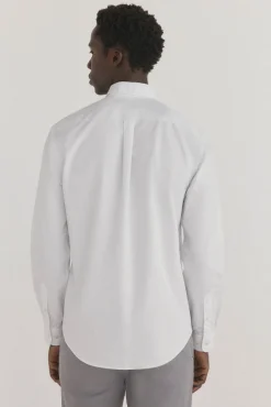 Camisa xadrez resistente a manchas e que não precisa passar