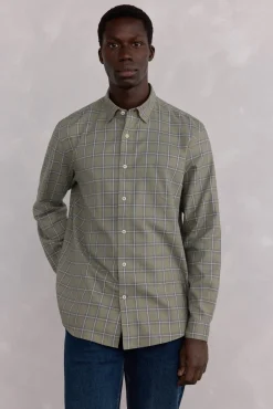 Camisa xadrez tencel